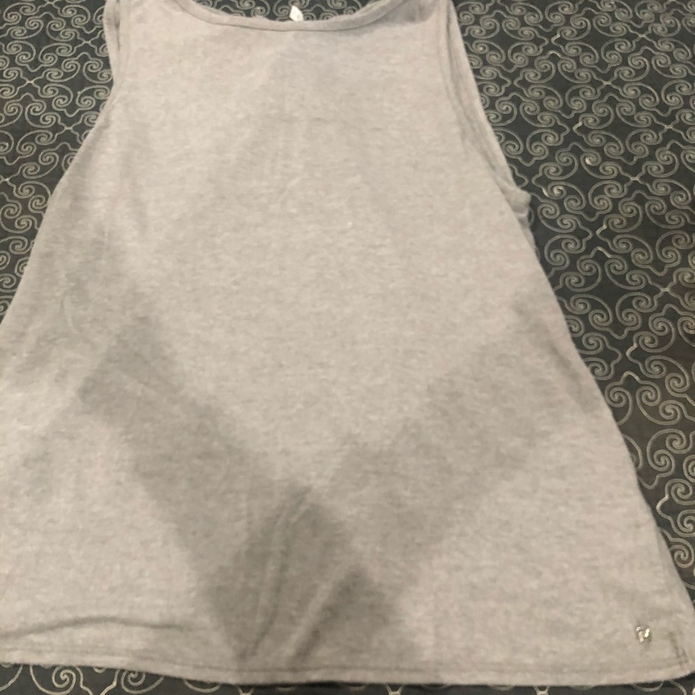 Fabletics- heather grey- tank/muscle tee- XL NWOT